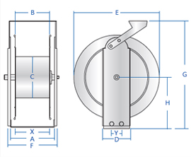 Hose Reel  |  Spring Rewind