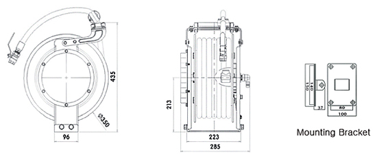 Hose Reel | Stainless water hose