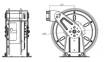 HOSE REEL  |  Spring Rewind